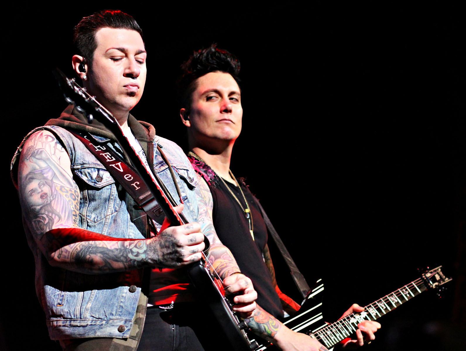 Zacky Vengeance and Synyster Gates of Avenged Sevenfold