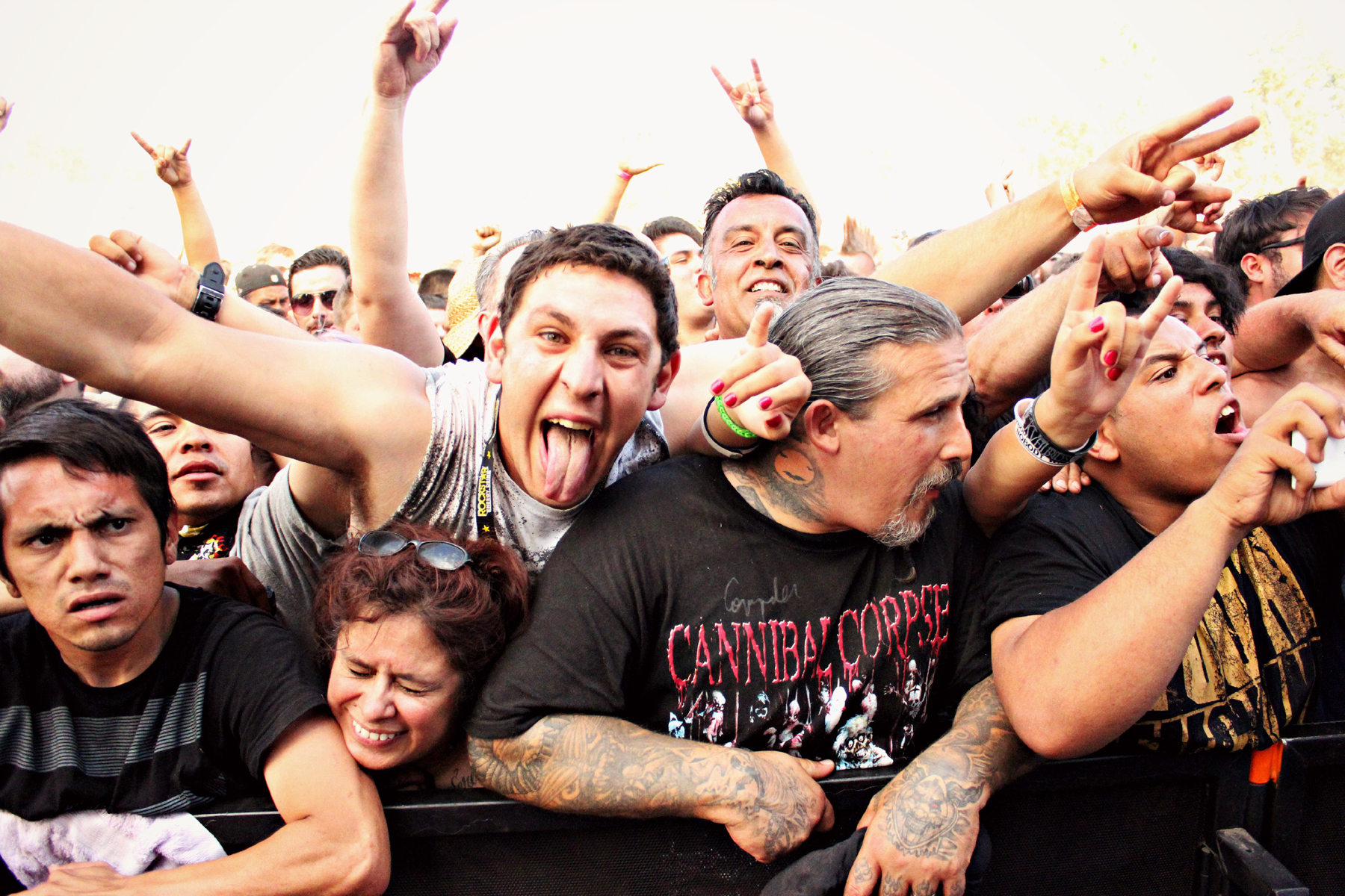 Fans during the Suicide Silence set